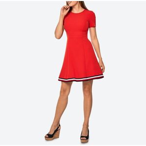 Tommy Hilfiger dámské červené šaty Angela - M (634)